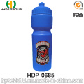 750ml Kunststoff Sport-Trinkflasche für unterwegs (HDP-0685)